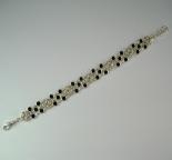 Rhombus Rumba Bracelet in Jet Black Swarovski Crystal
