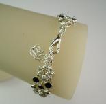 Rhombus Rumba Bracelet in Jet Black Swarovski Crystal
