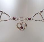 Amethyst Purple Swarovski Crystal Chain Maille Bikini Top