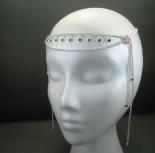 The Ozma Circlet in Peridot Pink and Purple Swarovski Crystal